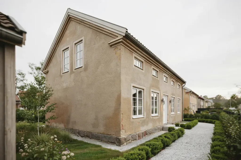 renovera fasad i spritputs s terf r huset sitt skydd och sin karakt r