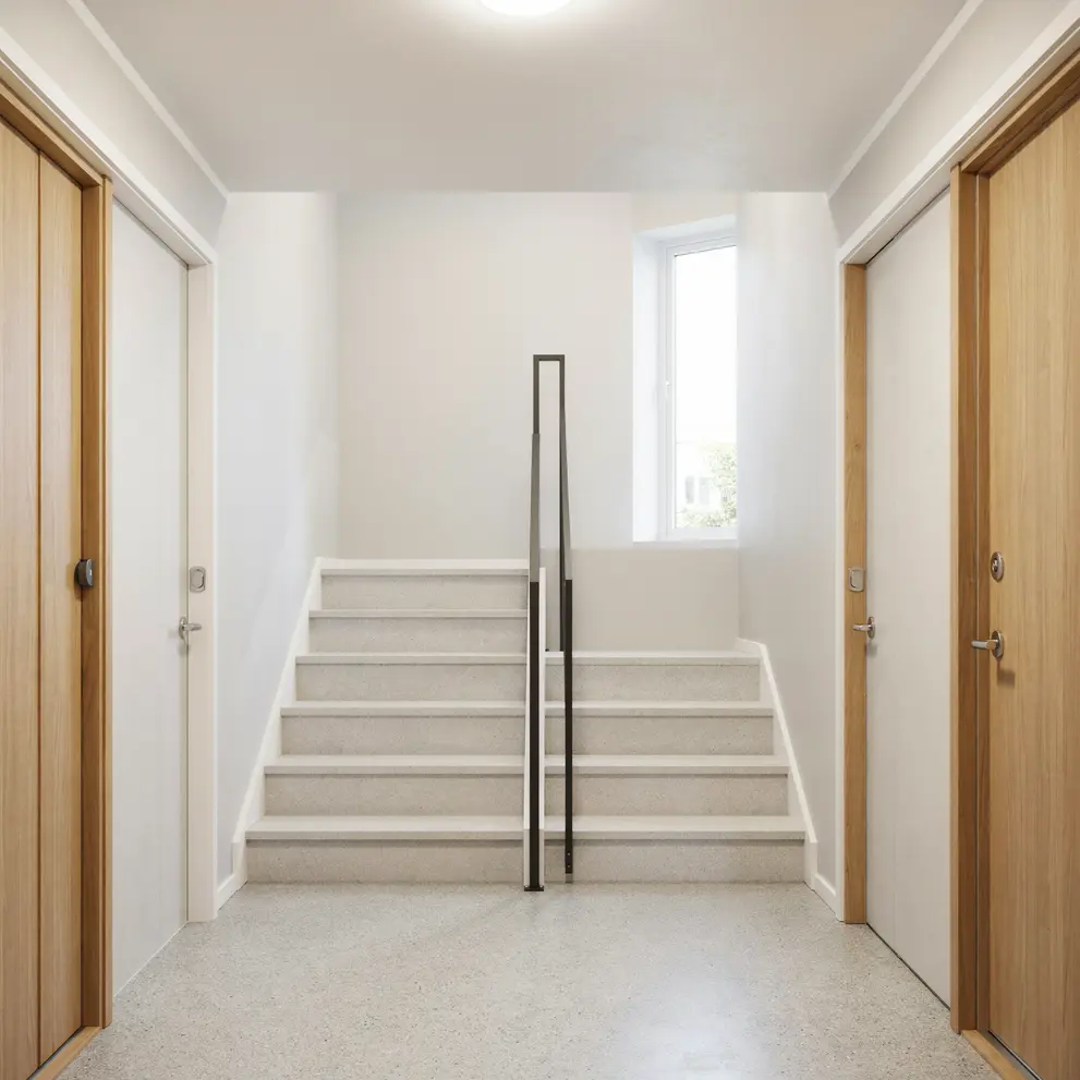 trapphusrenovering malning farsta huddinge stockholm